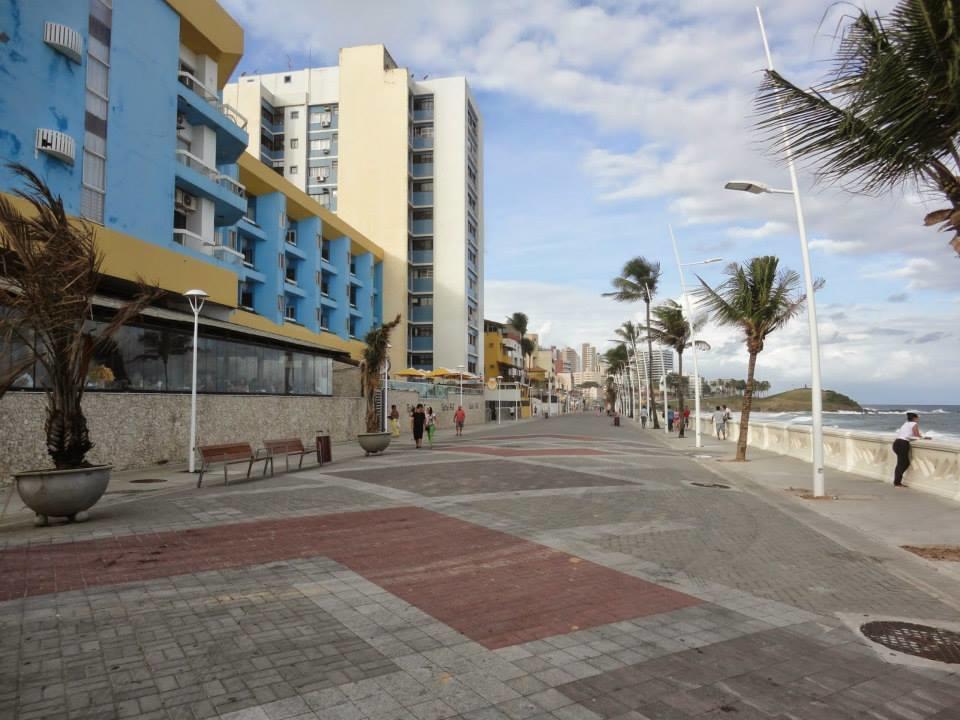 Apart Flat Farol Da Barra Salvador de Bahía Exterior foto